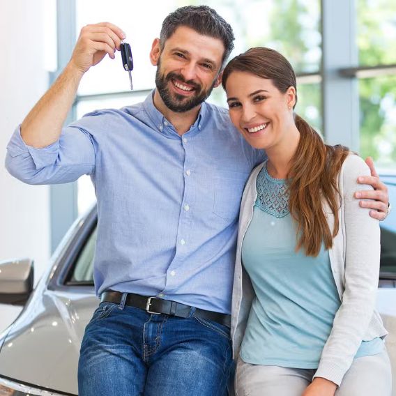 People Buying A Car | Featured image for the New Car Broker Home page.